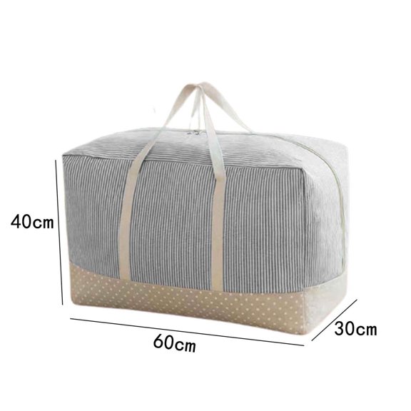 Large Capacity 3D Storage Bag for Quilts, Clothes & Blankets - Under Bed Organizer with Insect-Proof Washable Material for Bedroom & Closet