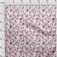 thumbnail image 3 of oneOone Rayon Pink Fabric Floral Sewing Material Print Fabric By The Yard 56 Inch Wide, 3 of 4