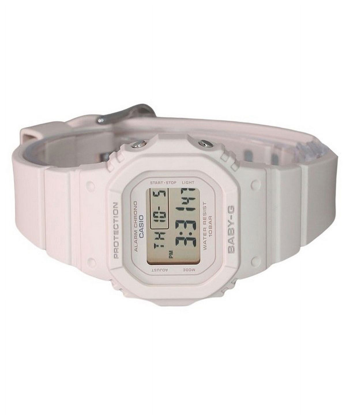 Casio Baby-G Digital Beige Pink Resin Strap Quartz BGD-565U-4 100M Women's Watch