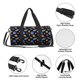 thumbnail image 4 of Balery Whales In Space Bolsa de Gimnasio para Mujeres y Hombres, Bolsa de Viaje Impermeable, Bolsa de Fin de Semana con Compartimento para Zapatos y Bolsillo Húmedo, 4 of 6