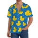 thumbnail image 1 of Fotbe Rubber Duck Camisa Estampada de Manga Corta para Hombre, Casual de Verano, Estilo Playero, Sin Arrugas-4X-Large, 1 of 5