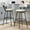 Beige, variant on 24 Inch Bar Stools Set of 2, Leather Counter Height Swivel Stools with Backs, Beige