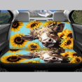 thumbnail image 6 of Pzuqiu Car Seat Covers, Compatible with Vehicle Seats Vans Seats, Car Seat Covers Full Set for Truck Sedans Breathable, Cow Among Sunflowers, 6 of 10