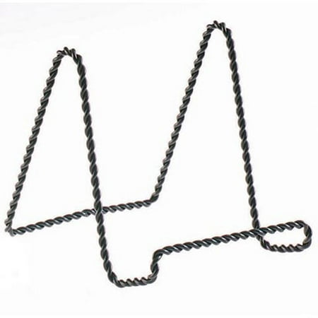 Easel Twisted Wire Stand Black 3In