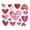 C, variant on Xoxingysm Valentine'S Day Wall Sticker Love Window Sticker Refrigerator Sticker Decoration, 1Set of Wall Stickers