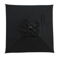 thumbnail image 3 of Mainstays 5' Square Black Patio Umbrella, Push-Up Function, 3 of 6