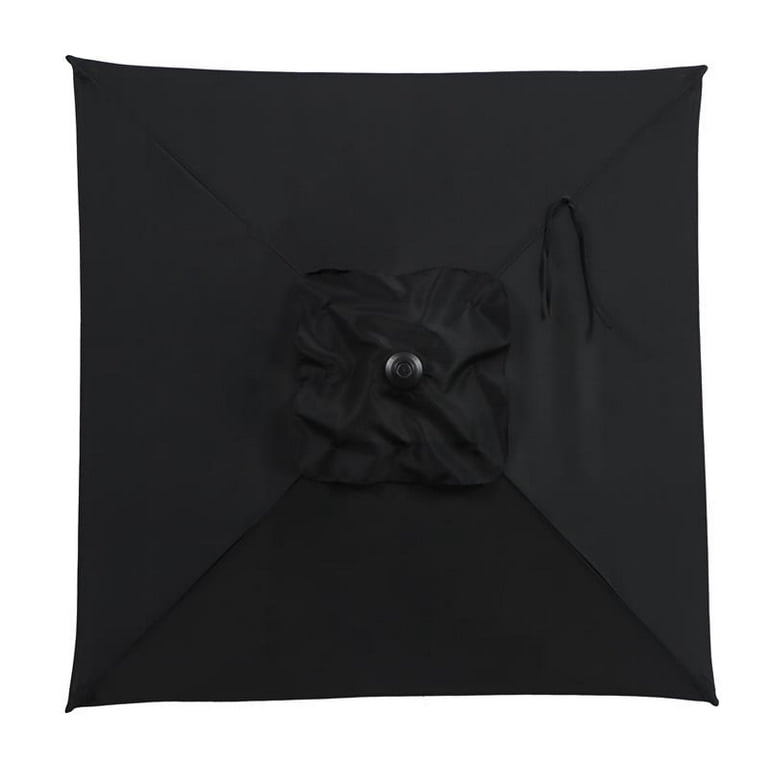black patio umbrella canadian tire Mainstays 5' Square Black Patio Umbrella with Push-Up Function, Steel  Frame, Weather-Resistant Polyester