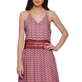 thumbnail image 2 of Moomaya WoMen's Sleeveless Maxi Dress With Trim Lace Spaghetti Strap Summer Wear, 2 of 6