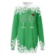 thumbnail image 3 of WILLBEST Vestido Largo Casual Con Estampado Navideño, Sudadera Larga Para Mujer, Top Informal Y Cómodo Para Las Fiestas, 2025 Elegante Y Acogedor Para La Temporada De Invierno., 3 of 3