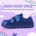 thumbnail image 3 of Stepedia Kids Wide Barefoot Shoes Boys Girls Minimalist Sneakers Breathable Walking Shoes, Cobalt Blue, 3 of 6
