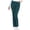 Caribbean Blue, variant on Women Scrub Pull-on Pant Mid Rise Tapered Leg Bottoms with 6 Pockets & Rib-knit Waistband DK135, XXS, Caribbean Blue