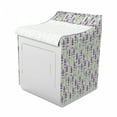 thumbnail image 2 of Lavender Washer Cover, Botanical Pattern with Fresh Herbs Aromatherapy Spa Theme, Waterproof Dustproof Decorative Fabric, 29" x 28" x 40", Pale Sage Green Violet, by Ambesonne, 2 of 3