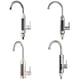 thumbnail image 3 of Grifo de cocina Yuarrent calefacción eléctrica de acero inoxidable Fregadero de calentamiento rápido Plata 110V, 3 of 6