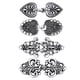 thumbnail image 4 of 4 Pares de Cierre de Capa Medieval Yinane Clip de Broche de Suéter Vintage, 4 of 8