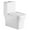 White, variant on Fine Fixtures Dual-Flush Elongated One-Piece Toilet with High Efficiency Flush