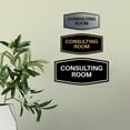 thumbnail image 4 of Signs ByLITA Fancy Consulting Room Sign (Brushed Gold) - Large, 4 of 5