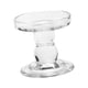 thumbnail image 5 of Portavelas de cristal transparente, candelabro de mesa, centros de mesa, portavelas de pilar, adorno para escritorio, vacaciones, decoración del S BLESIY Portavelas cónico, 5 of 8