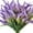 Purple, variant on Morttic Artificial Fake Flowers, 6 Bundles Large UV Resistant Faux Plastic Greenery Foliage Plants Shrubs for Garden,Indoor Wedding, Outside Hanging Planter, Farmhouse Decoration (Purple)