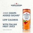 thumbnail image 4 of San Pellegrino Italian Sparkling Drinks Zero Sparkling Peach & Clementine, 12 Cans, 4 of 7