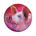 thumbnail image 2 of Gaeub Pink Pig 14-17in Tire Cover, Spare Tire Cover, for Camper Caravan, Trailer, Car, Truck, SUV, Jeep - 16 inch, 2 of 9