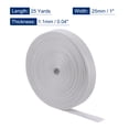 thumbnail image 2 of Lightweight Polypropylene Webbing Strap 1" 25 Yards Light Grey Strapping Band for Outdoor, 2 of 5