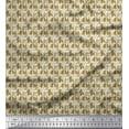thumbnail image 1 of Soimoi Moss Georgette Fabric Flower Artistic Decor Fabric Printed Yard 42 Inch Wide, 1 of 3