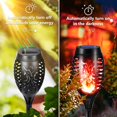 thumbnail image 5 of Solar Torch Flame Lights, 12 Pack Solar Lights Outdoor with Flickering Flame, Waterproof Solar Pathway Lights Landscape Decoration Lighting for Garden, Lawn, Yard, Outdoor Decor - Purple, 5 of 14