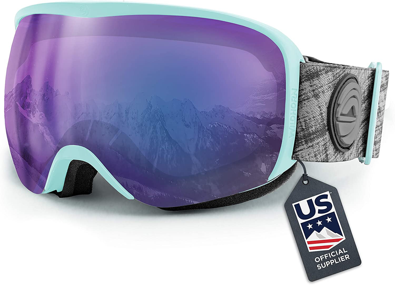 US Ski Team Official Supplier Wildhorn Cristo Ski Goggles Snow Goggles for Men Women /& Youth