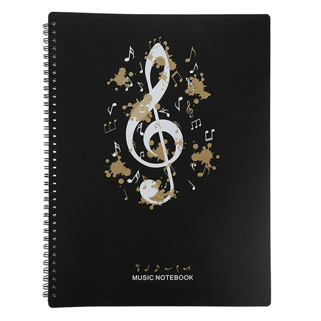 Music Binder for Piano Score 40 Pages Capacity Organizer for Musicians Performers A4 Sheet Music Folder Portable Sheet Music Folder