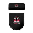 thumbnail image 3 of HELLHERO Toilet Seat Cover 2 Pack Polyester Fabric Easy to Install for Family, Mother's Day Love Mom, 3 of 5