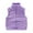 Light Purple, variant on Kiijoy Kids Winter Vest for Boys Girls Casual Stand Up Collar Vest Sleeveless Jacket