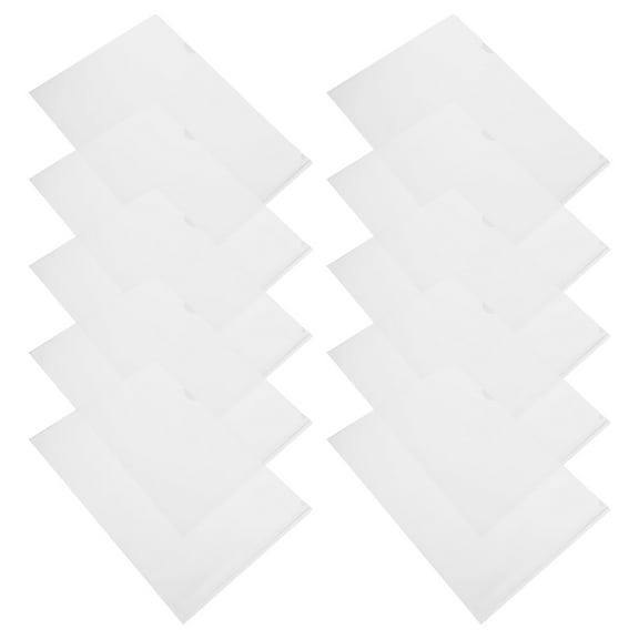 TAILTOSS 20Pcs Clear Sheet Protectors for Travel Heavy Duty and Dust Protection A4 Size
