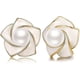 thumbnail image 1 of Flower Stud Earrings For Women With Flower 14k Plated, 1 of 5