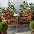 thumbnail image 6 of Greendale Home Fashions Outdoor 2-Piece Reversible Deep Seat Cushion Set, Timberland Floral, 6 of 7