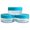 Teal, variant on Beauticom 600 Pieces High Quality 10 Gram 10 ml (0.3 oz) Plastic Clear Round Cream Lotion Beauty Sample Jars (Pink Lids)