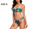 thumbnail image 2 of Traje de baño dividido de alta elasticidad para mujer, sujetador de tendencia, traje de baño sexy con tirantes, traje de baño de playa de verano, 2 of 7