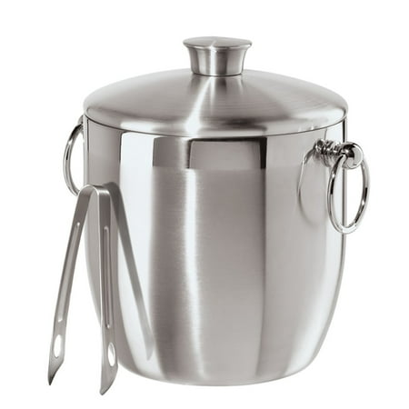 Oggi Stainless Steel Ice Bucket with Tongs