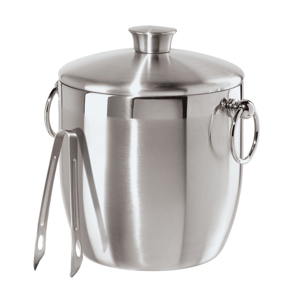 Oggi Stainless Steel Ice Bucket with Tongs
