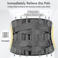 thumbnail image 3 of Medical Back Lumbar Support Belt Waist Orthopedic Brace Posture Men Women Corset Spine Decompression Waist Trainer Pain Relief-xl, 3 of 5