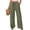 BK28_Army Green, variant on Linen Pants Women Flowy Lightweight Petite Pants 2026 Summer Beach Vacation Trousers with Pockets Coffee S