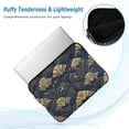 thumbnail image 2 of FORMRS 13-13.3 inch Laptop Sleeve Case Soft Carrying Quilted Computer Bag Cover, Gold Art Pattern, 2 of 7