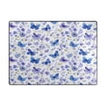 thumbnail image 2 of Area Rug Indoor 80"x58"in Non-Slip Wear Resistant Floor Mats Soft Large Carpets for Living Room Bedroom Home Decor Purple Hues, 2 of 7