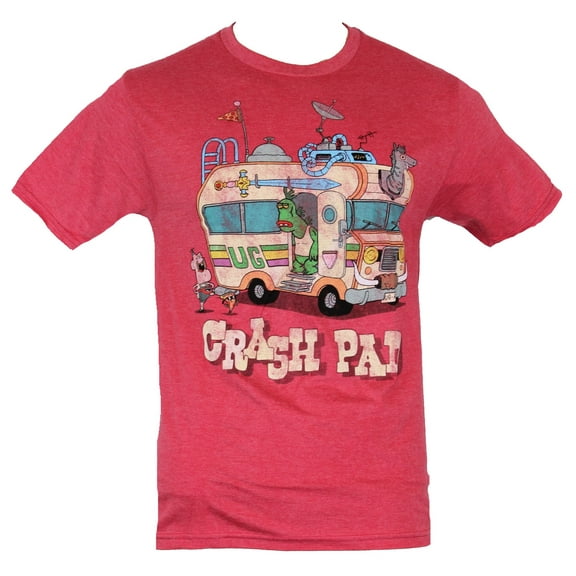 Uncle Grandpa Mens T-Shirt - "Crash Pad" Awesome Distressed RV Image (Small)
