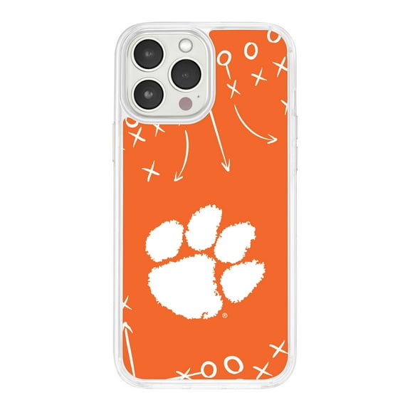 Clemson Tigers HD Phone Case Compatible with MagSafe Apple iPhone 15 Plus (Playbook) by Affinity Bands