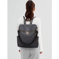 thumbnail image 2 of Makes Mochila Monedero para Mujer Bolso de Viaje de Cuero PU Bolso de diseño Convertible con Monedero 2 Piezas, 2 of 5