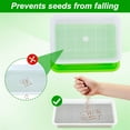 thumbnail image 3 of Square Watering Tray Pad,Stainless Steel Grow Mats,Seed Sprouting Tray Mesh Mat,Sheet Germination Mat,Flower Pot Bottom Mesh Grid,Easy to Cut,for Fixing and Propagating Microgreens 4Pack, 3 of 7