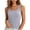 *Gray, variant on Women's Scoop Neck Ribbed Sleeveless Tank Top, Slim Fitted Basic Layering Camisole Black,Women's Plus XXL