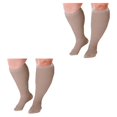 thumbnail image 2 of Qarigey Calcetines de compresión pantorrilla ancha cuidado de la salud Color de la piel soporte hasta la rodilla Type25 NO25, 2 of 6