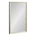 thumbnail image 1 of Kate and Laurel Illiona Transitional Rectangle Wall Mirror, 20 x 30, Silver, Modern Glam Rectangular Bathroom Mirror with Metallic Finish and Textured Frame, 1 of 8