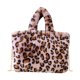thumbnail image 1 of Bolso de hombro para mujer Bolso De Mano Con Rayas De Leopardo / Cebra Para Mujer Bolso Tote De Piel Sintética Leopardo Rosa Claro leopardo rosa claro Magideal Bolso de hombro para mujer, 1 of 7